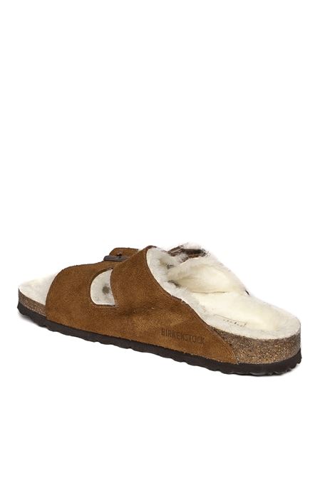 sandalo Arizona shearling thyme  BIRKENSTOCK | ARIZONA SHEARLING1025687-THYME